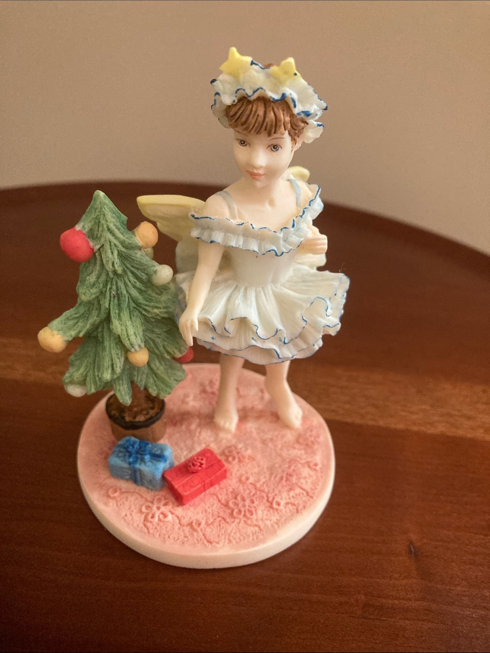 Vintage  Never Used Whimsical Holiday Fairy Figurine